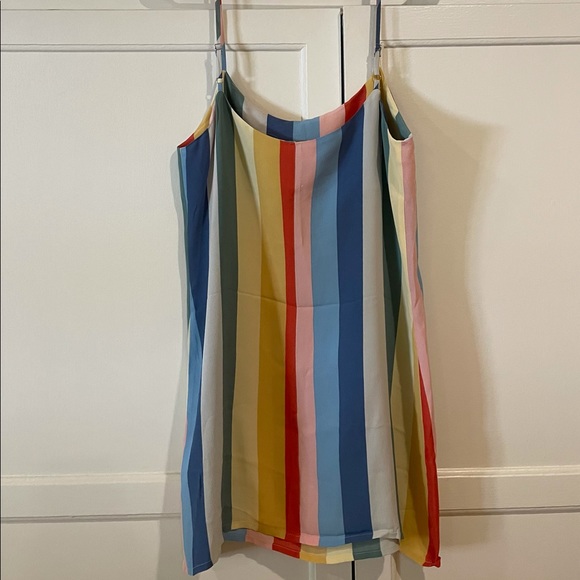 Reformation rainbow cami slip dress - Picture 5 of 5